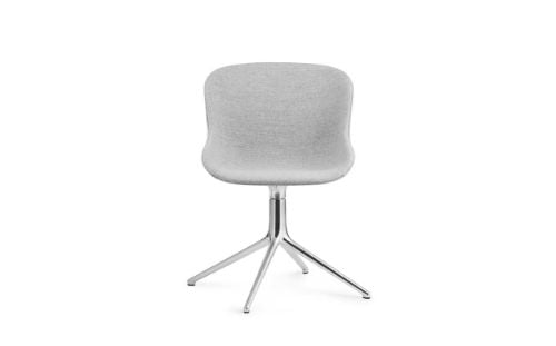 Normann Copenhagen Hyg Drejestol Fuldpolstret SH: 46 cm - Partner/Aluminium