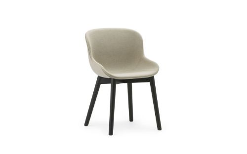 Normann Copenhagen Hyg Esszimmerstuhl, vollständig gepolstert, SH: 46 cm – Upminster/Schwarze Eiche