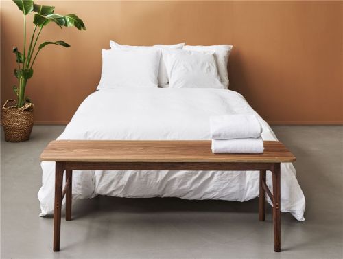 Duus & Møller Meadow Bench L: 120 cm – Walnuss massiv/Walnuss Definer