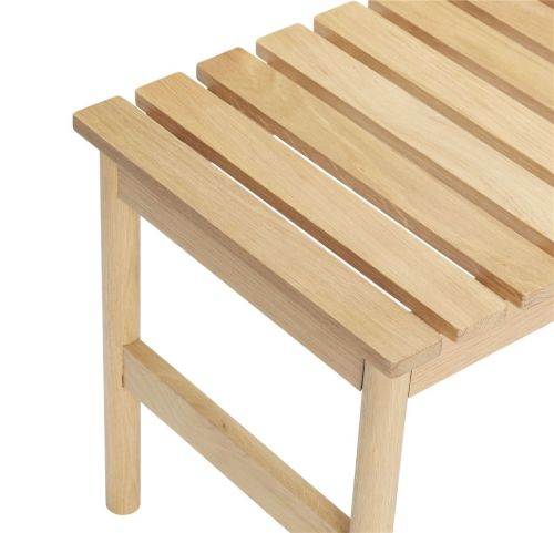 Hübsch Reihenbank 70x45 FSC Eiche - Natur