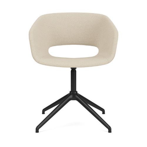 Montana Marée 404 Bürodrehstuhl auf Beinen SH: 46,5 cm – Hallingdal 200/Schwarzes Aluminium