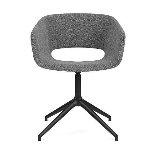 Montana Marée 404 Drehbarer Bürostuhl auf Beinen SH: 46,5 cm – Hallingdal 166/Schwarzes Aluminium
