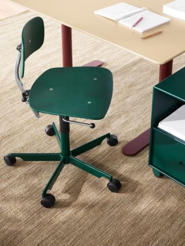 Montana Kevi 2533 Bürostuhl m. Alu-Kappe SH: 38–51 cm – Kiefer