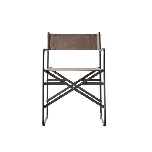 Muubs Stuhl Silhouette H: 80 cm - Schwarz/Braun