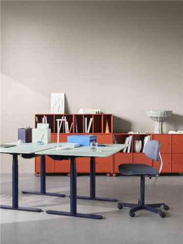 Montana Kevi 2534U Fuldpolstret Bürostuhl SH: 40-53 cm - ReWool 758/Shadow