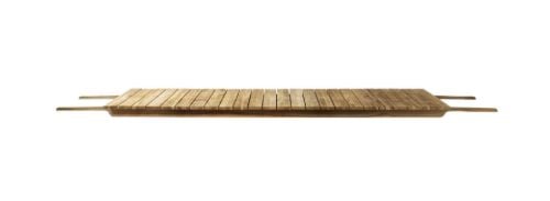 FDB Møbler M4 Sammen Mellemplade til M2 og M3 90x185 cm - Massiv Teak/Natur
