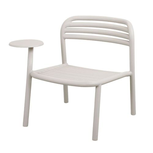 Cane-line Outdoor Bliss Loungestol m. Sidebord- Aluminium/Sand