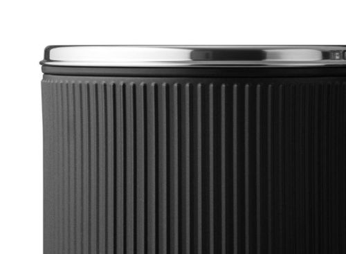 Vipp 19 Offener Eimer 60 L – Schwarz/Poliert