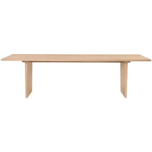GUBI Private Dining Table L: 260 cm - Light Stained Oak