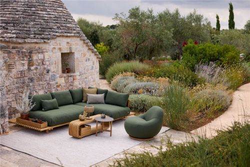 Cane-line Outdoor Cloud Outdoor-Teppich 250x350 cm - Textil/Sand