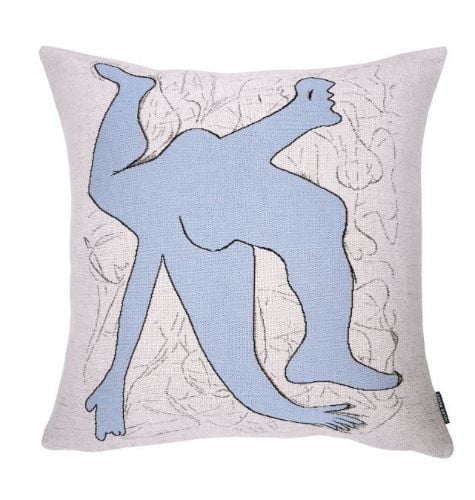 Poulin Design Picasso Pude 45x45 cm - L’arcobate Bleu