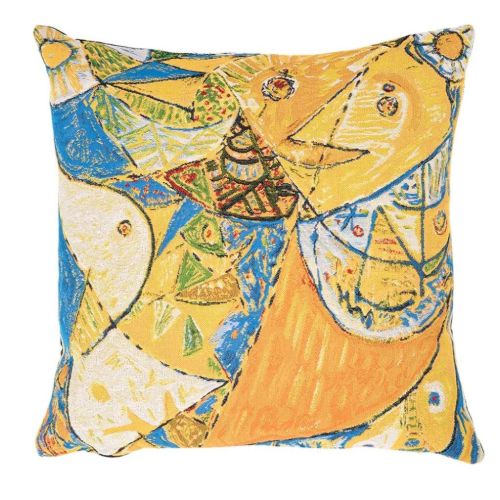 Poulin Design Egill Jacobsen Pude 45x45 cm - Maske og Fugl (1963 og 1983)