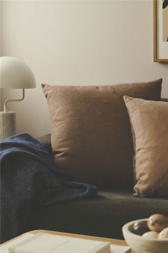 Silkeborg Uldspinderi Arequipa Pude 40x40 cm - Walnussbraun OUTLET