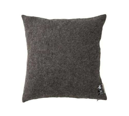 UDGÅR med lager Silkeborg Uldspinderi Gotland Pude 40x40 - Dark Nordic Grey
