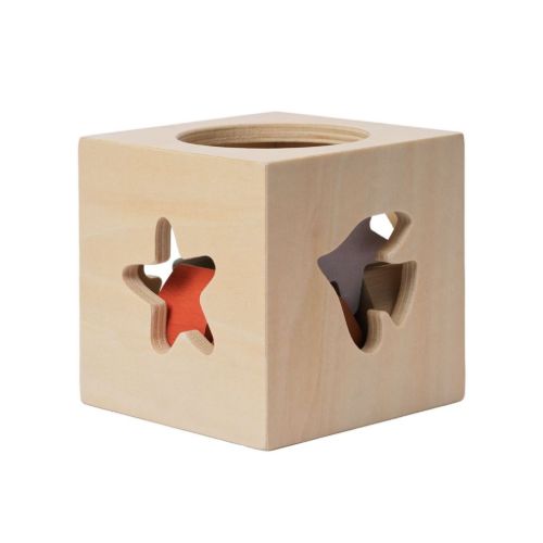Ferm Living Skye Puzzle Box - Bøg/Multi