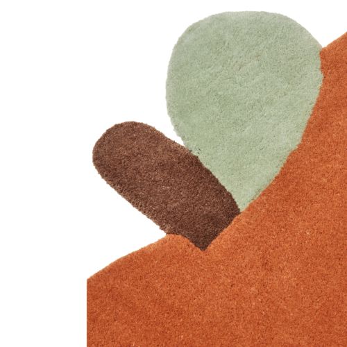 Ferm Living Apple Tufted Bodenteppich - Brown Clay