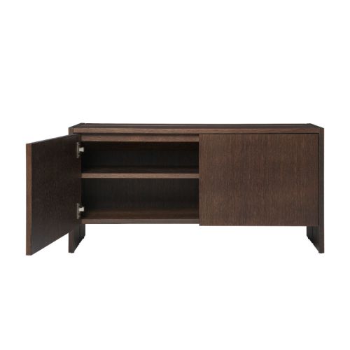 Ferm Living Parcel Flurschrank H: 50 cm - Dunkel gebeizte Eiche