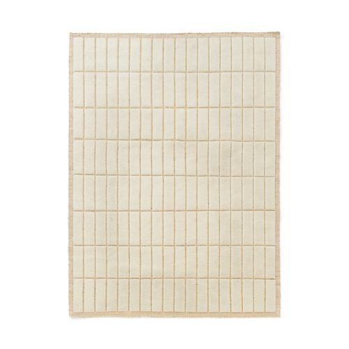 Audo Copenhagen Tile Gulvtæppe 170x240 cm - Ivory Tiles