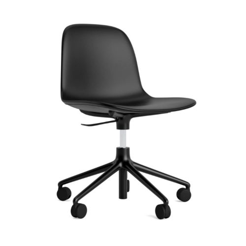 Normann Copenhagen Form Swivel Bürostuhl - Schwarz Aluminium/Ultra 41599