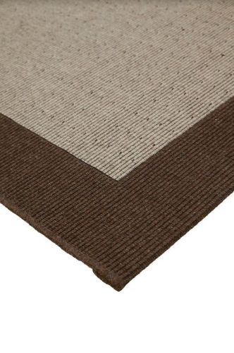 HC Carpets Casablanca Flachgewebter Teppich 240x340 cm - Braun