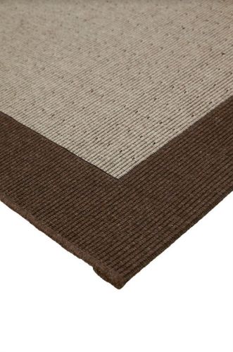 HC Carpets Casablanca Flachgewebter Teppich 80x250 cm - Braun