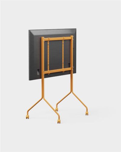 Sockelrohr-Mond Rollin' Tall TV Stativ - Metall/Apricot