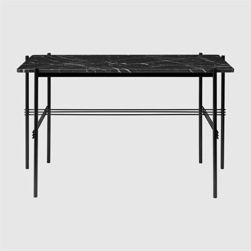 GUBI TS Deck, 120x60 cm - Black/Black Marquina Marble