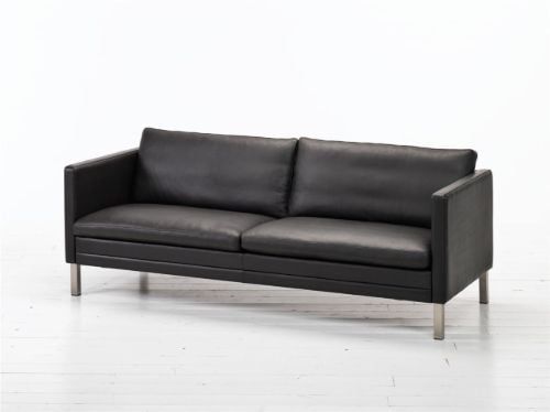 Mogens Hansen MH276 2,5 Pers Sofa L: 180 cm - Premium Læder / Sort