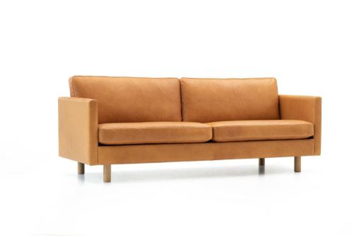 Mogens Hansen MH981 4 Pers Sofa L: 240 cm - Dakar Læder / Eg