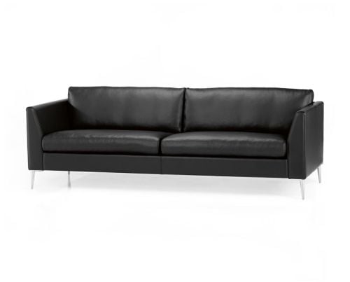 Mogens Hansen MH 272 2 1/2 pers Sofa L: 192 cm - Premium Læder / Sort