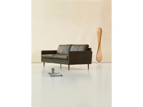 Mogens Hansen MH2615 3-Personen-Sofa L: 210 cm – Frej 14 Leder/Walnuss