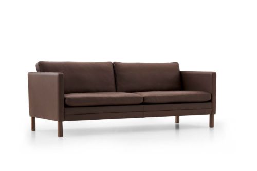 Mogens Hansen MH2614 3-Personen-Sofa L: 210 cm – Frej 16 Leder/Walnuss