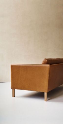 Mogens Hansen MH2614 2-Personen-Sofa L: 146 cm – Frej 15 Leder/geölte Eiche