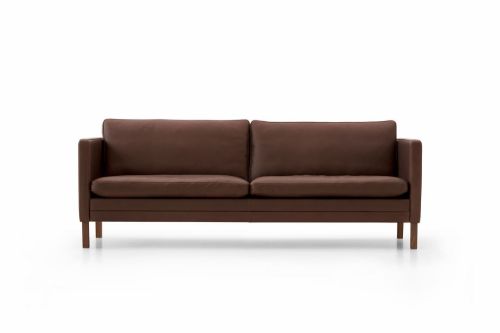 Mogens Hansen MH2614 2 pers. sofa L: 146 cm - Frej 16 Læder/Valnød