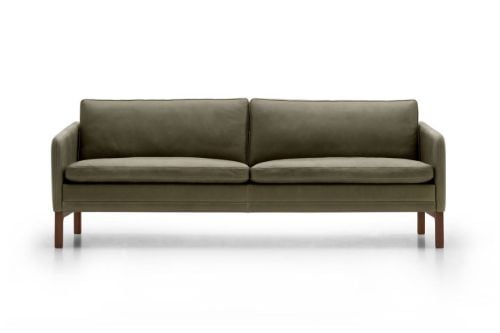 Mogens Hansen Sling Update 3 Pers. Sofa L: 205 cm - Frej 14 Læder/Olieret Valnød