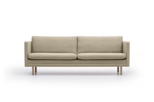 Mogens Hansen MH276 3 Pers Sofa m. Runde Ben L: 210 cm - Fiord 0322/Eg