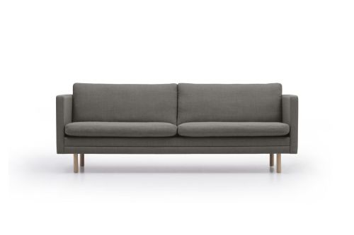 Mogens Hansen MH276 3 Pers Sofa m. Runde Ben L: 210 cm - Fiord 0351/Eg