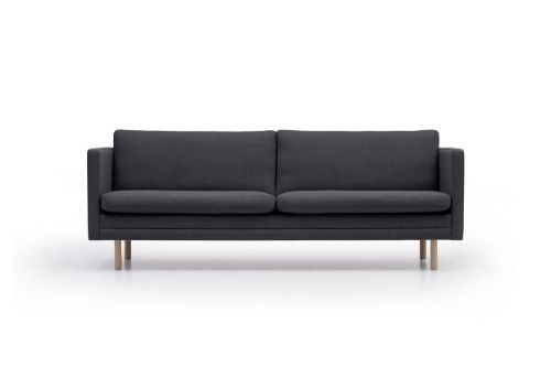 Mogens Hansen MH276 3 Pers Sofa m. Runde Ben L: 210 cm - Fiord 0981/Eg