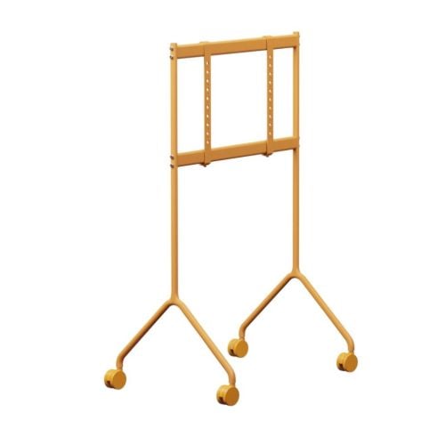 Pedestal Moon Light Rollin' TV-Stander - Metal/Apricot