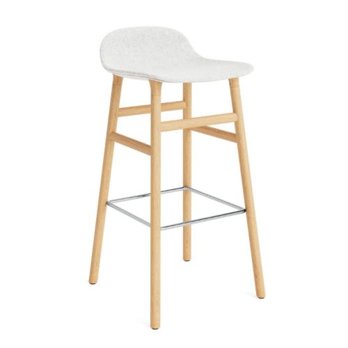 Normann Copenhagen Form Barhocker 75 cm. - Eiche/Hallingdal 110