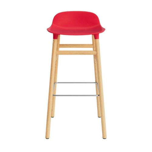 Normann Copenhagen Form Barstol SH: 75 cm. - Eg/Bright Red