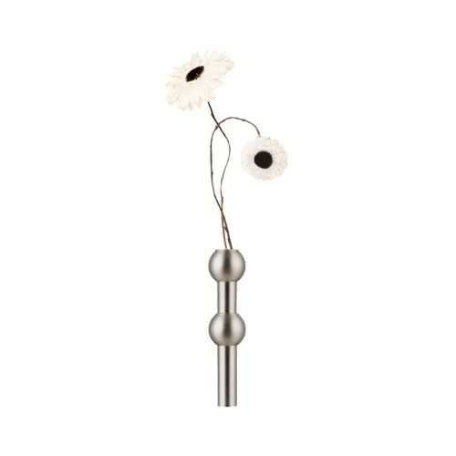 STOFF Nagel Vase H:10 - Brushed Chrome