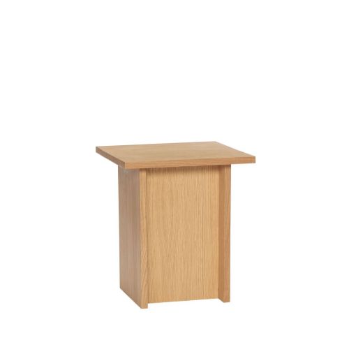 Hübsch Straight Sidebord H: 40 cm - Egetræsfinér