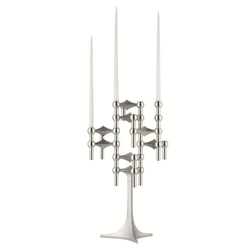 STOFF Nagel Ständer H 23 cm - Gebürstetes Chrom