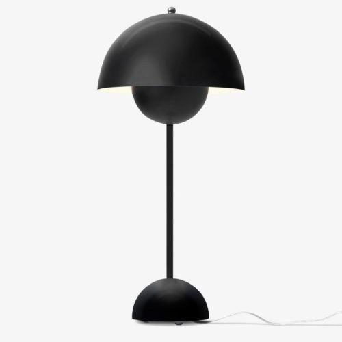 &Tradition Flowerpot VP3 Tischlampe H: 50 cm - Matt Schwarz