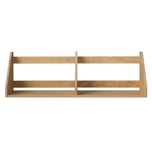 FDB Furniture B5 Børge Mogensen Regal doppelt 80 x 21 cm – massive Eiche / Mattlack