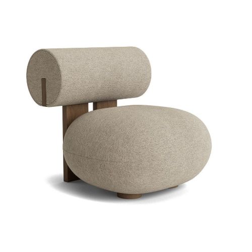 Norr11 Hippo Lounge SH: 39 cm - Barnum Col 3/Light Smoked Oak