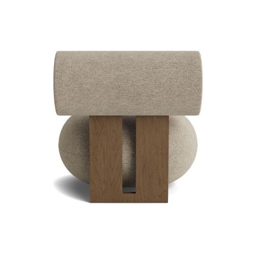 Norr11 Hippo Lounge SH: 39 cm – Barnum Col 3/Light Smoked Oak