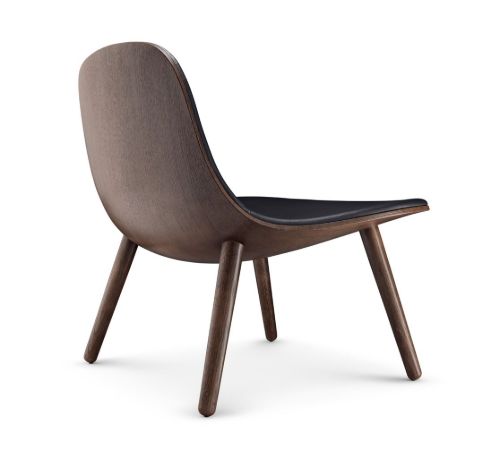 Eva Solo Abalone Lounge Chair – Geräucherte Eiche/cognacfarbenes Leder