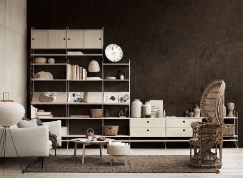 String Furniture Regale 3 Stk. 78x30 cm - Esche